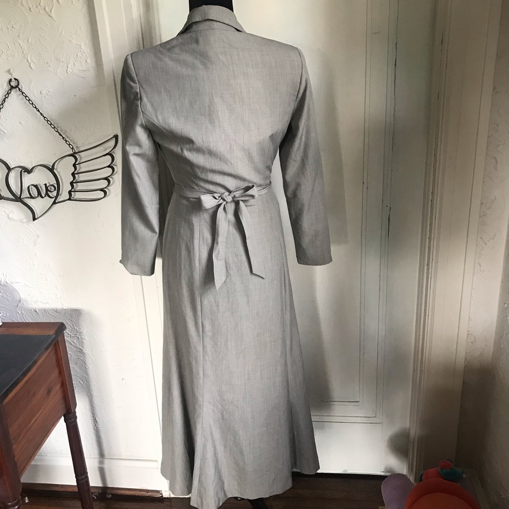 Maxi Wrap dress Tracy Reece trench vintage - Picture 2 of 6